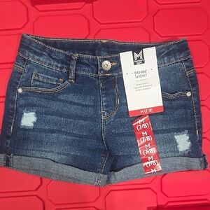 Girl's Denim Shorts - Blue
